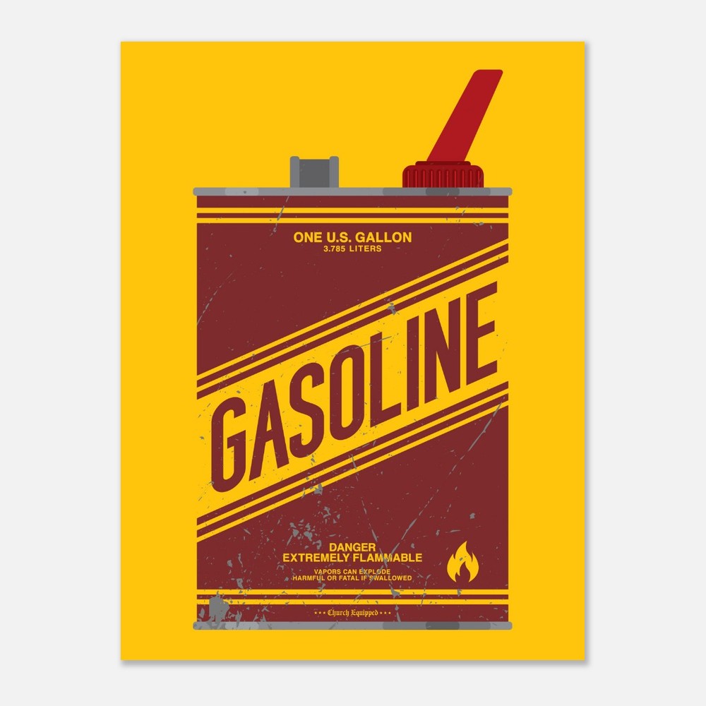 Gas Can poster 75x100 cm / 30x40″