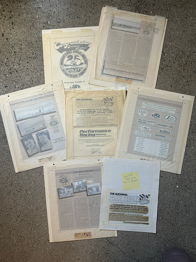 Vintage lot of Summers Brothers Goldenrod ephemera