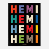 HEMI poster 75x100 cm / 30x40″