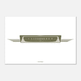 Speedometer poster 60x90 cm / 24x36″