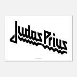 Judas Prius White poster 60x90 cm / 24x36″