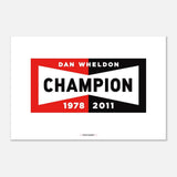 Dan Wheldon Tribute poster 60x90 cm / 24x36″