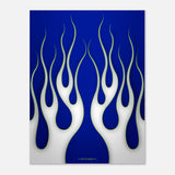 Caliente royal blue poster 75x100 cm / 30x40″