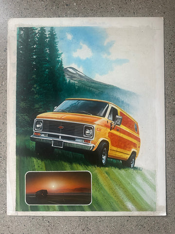 Original Kenny Youngblood VAN art ... NOT A PRINT!