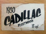Original Ed "Big Daddy" Roth hand painted movie world sign