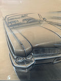 Original Cadillac art by Chris Dunlop