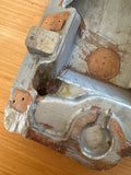 Original Mickey Thompson wood sand cast manifold pattern. SBC