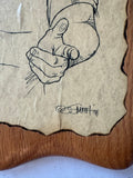 Vintage NORM Grabowski print ... SIGNED by Norm.